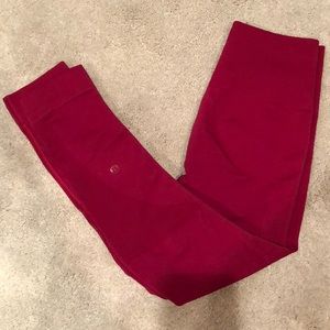 Zone In 21” crop Cranberry - Like New